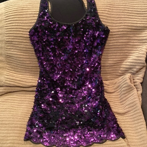 Forever 21 Dresses & Skirts - SHINEY 💜 Sequin Party Dress!!
